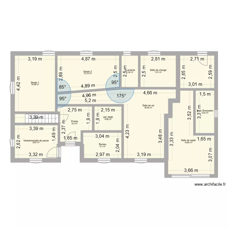 Saint-Maur 2. Plan de 12 Pièces et 118 m²