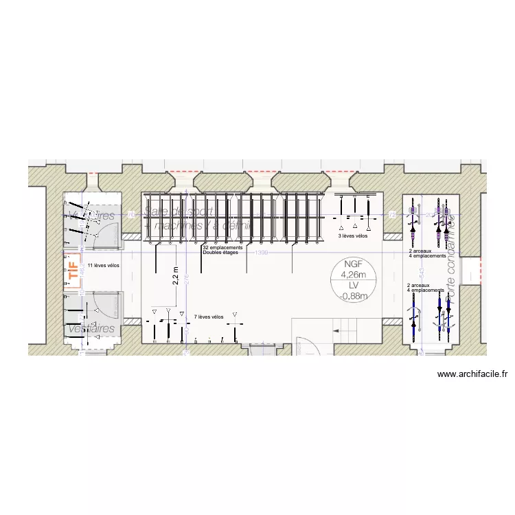 BOPE BORDEAUX EGLISE. Plan de 
