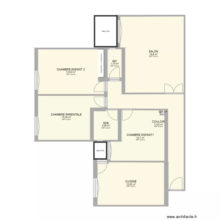 Plan Maison AADL. Plan de 9 et 81 m² Plan Maison AADL. Plan de 9 et 81 m²