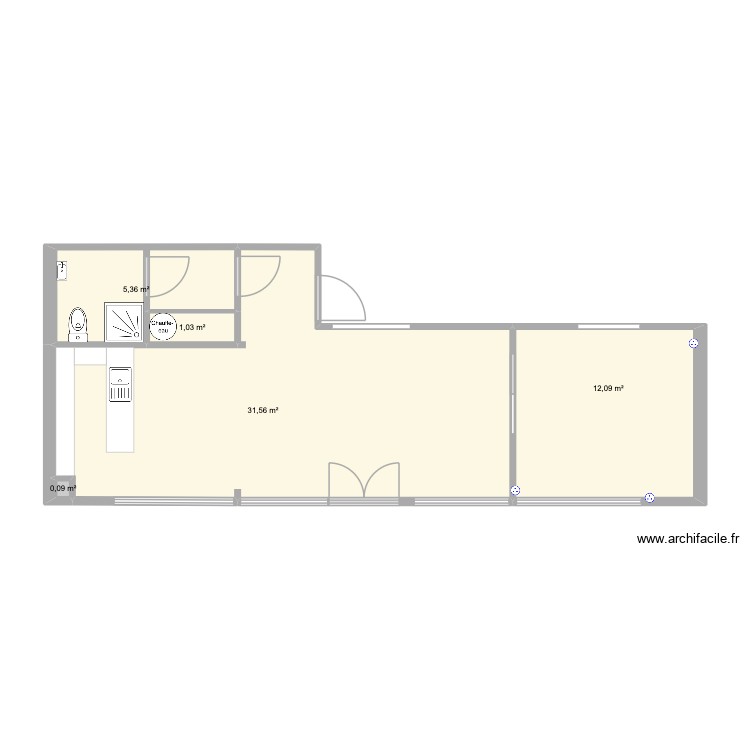 BUVETTE SAUVAGE V2. Plan de 0 pièce et 0 m2