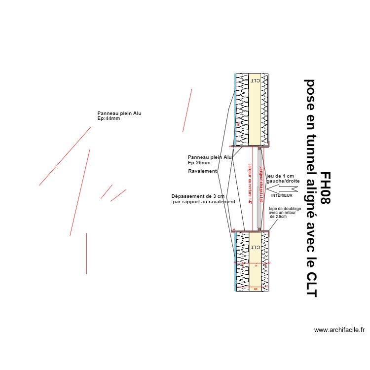 FH 08 COUPE EN PLAN. Plan de 0 pièce et 0 m2