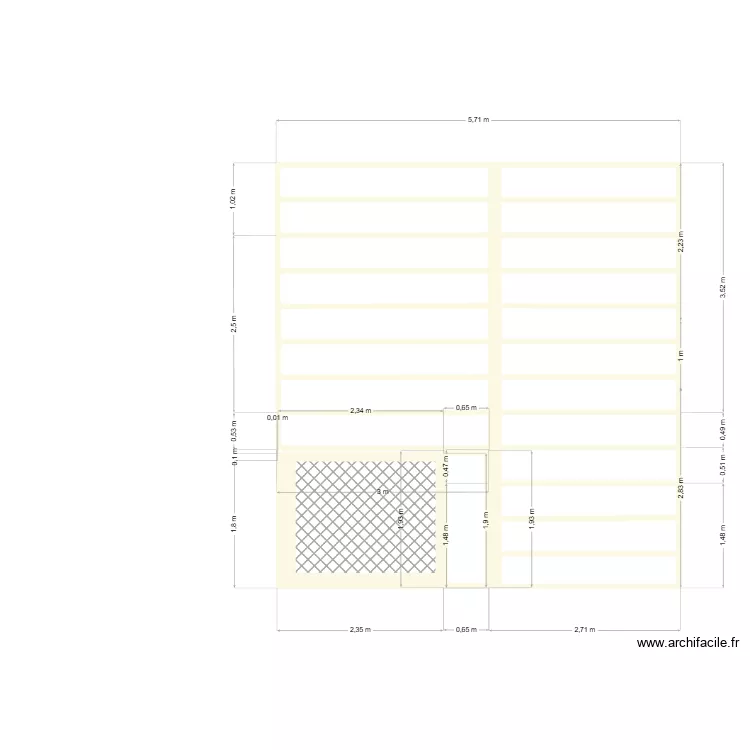 PLANCHER TREMIS. Plan de 22  et 28 m²
