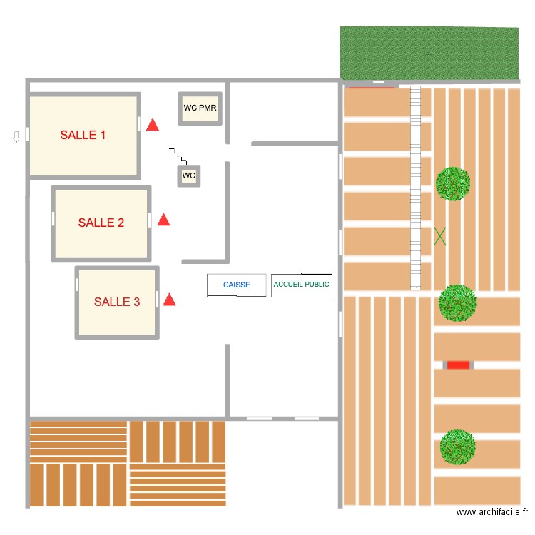 CINE 104. Plan de 7 pièces et 137 m2