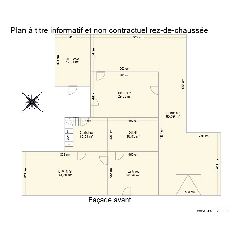 froidchapelle. Plan de 7 pièces et 216 m2