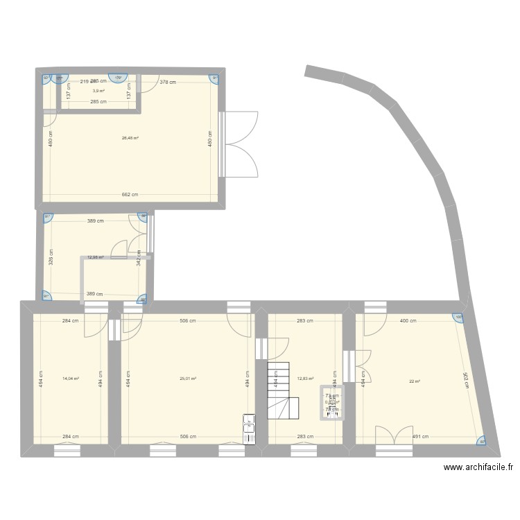 Le Bérard. Plan de 0 pièce et 0 m2