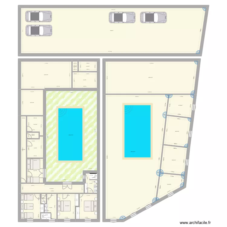 Ile de Ré 2. Plan de 25 Pièces et 741 m² Ile de Ré 2. Plan de 25 Pièces et 741 m²