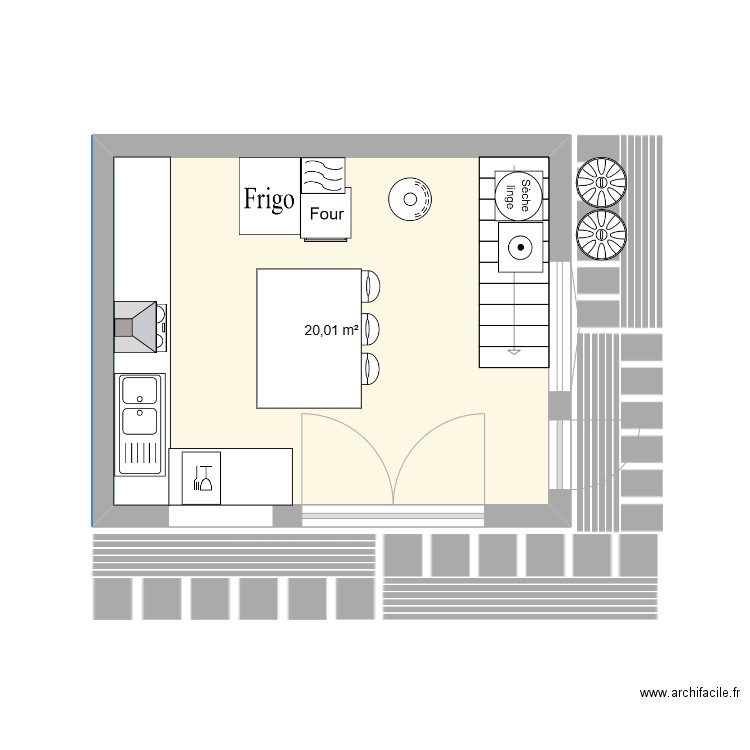 Mazot rez de jardin. Plan de 0 pièce et 0 m2