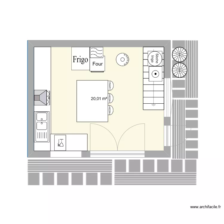 Mazot rez de jardin. Plan de Mazot rez de jardin. Plan de
