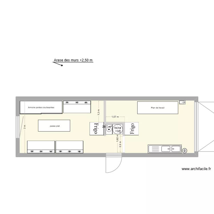 labo pb1. Plan de 1 Pièce et 30 m² labo pb1. Plan de 1 Pièce et 30 m²