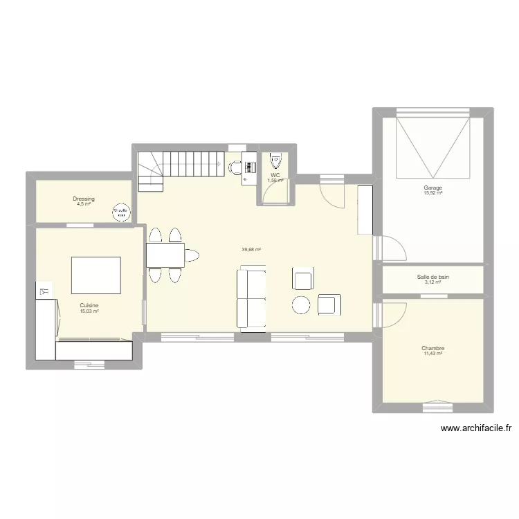 Maison Berni 5. Plan de 