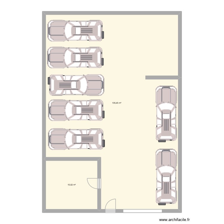 local. Plan de 0 pièce et 0 m2