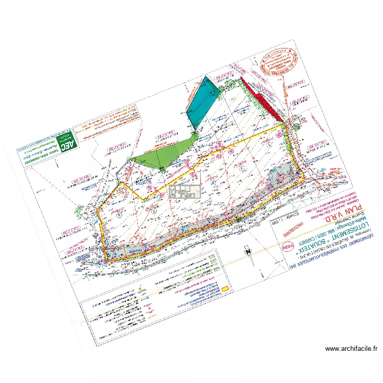 Bilheres avec plan. Plan de 10  et 151 m²