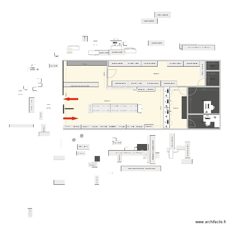 Dubai market 3. Plan de 7 pièces et 126 m2