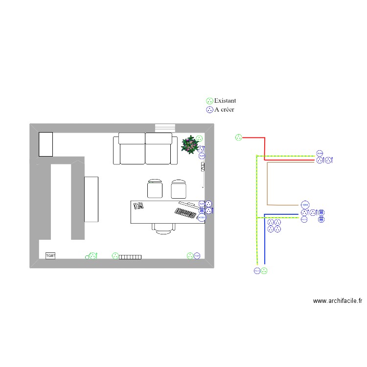 Bureau Max. Plan de 0 pièce et 0 m2