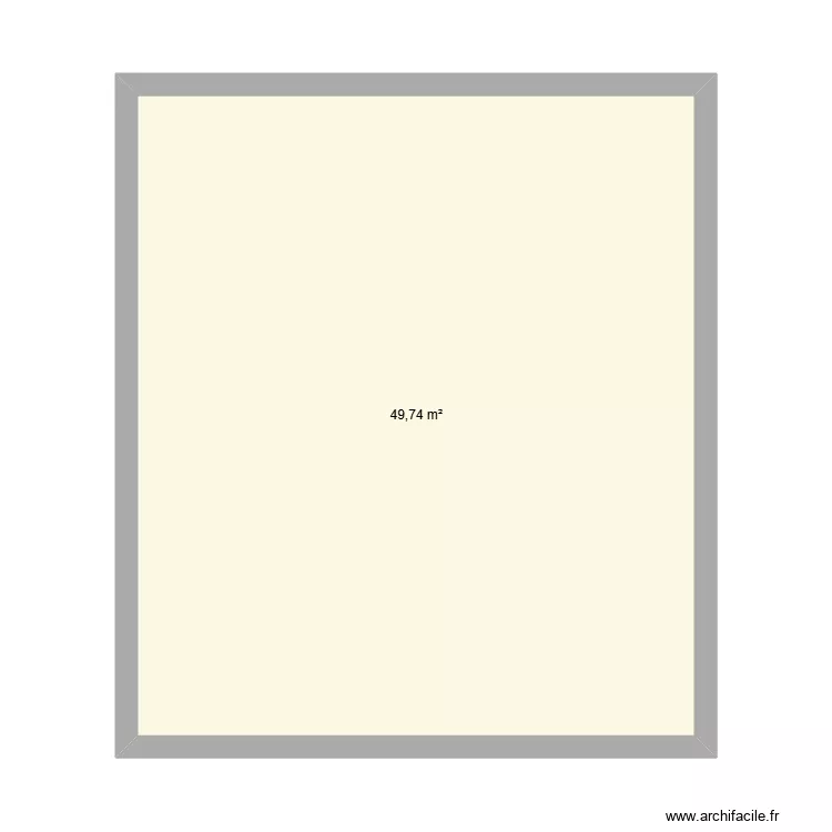 NEAUPHLE. Plan de 1 Pièce et 50 m²