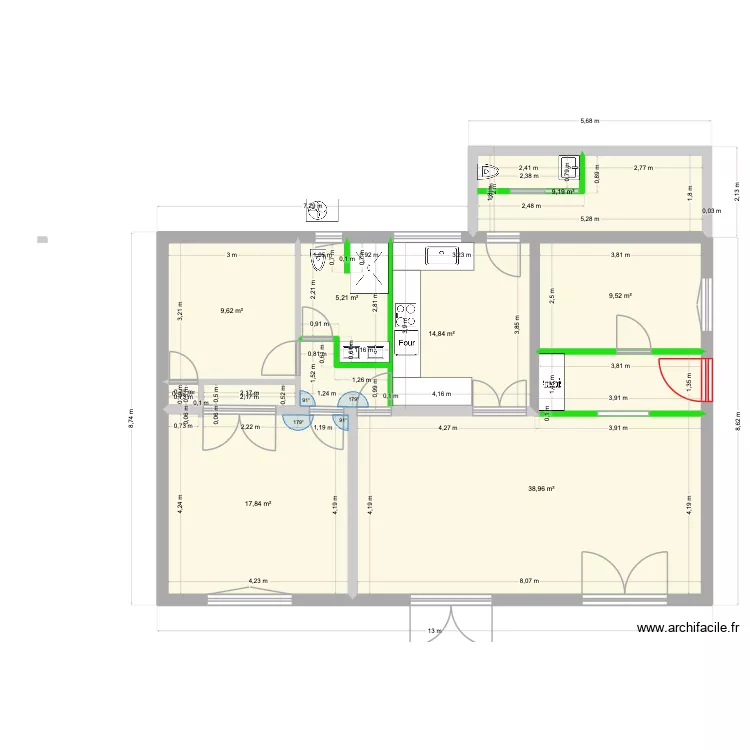 r&eacute;novation v3. Plan de 