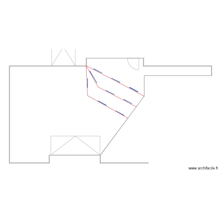 Goncalves. Plan de 1 pièce et 135 m2