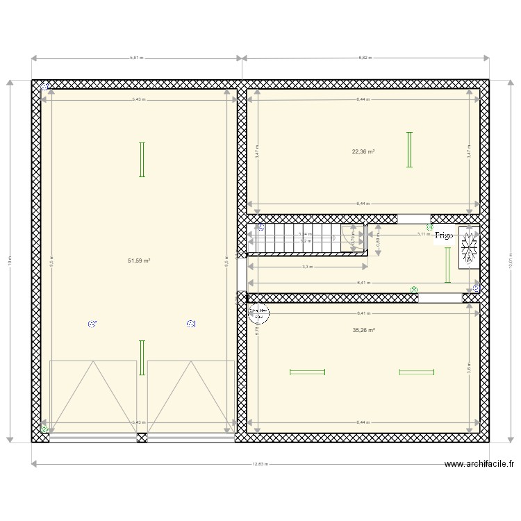 maison. Plan de 0 pièce et 0 m2