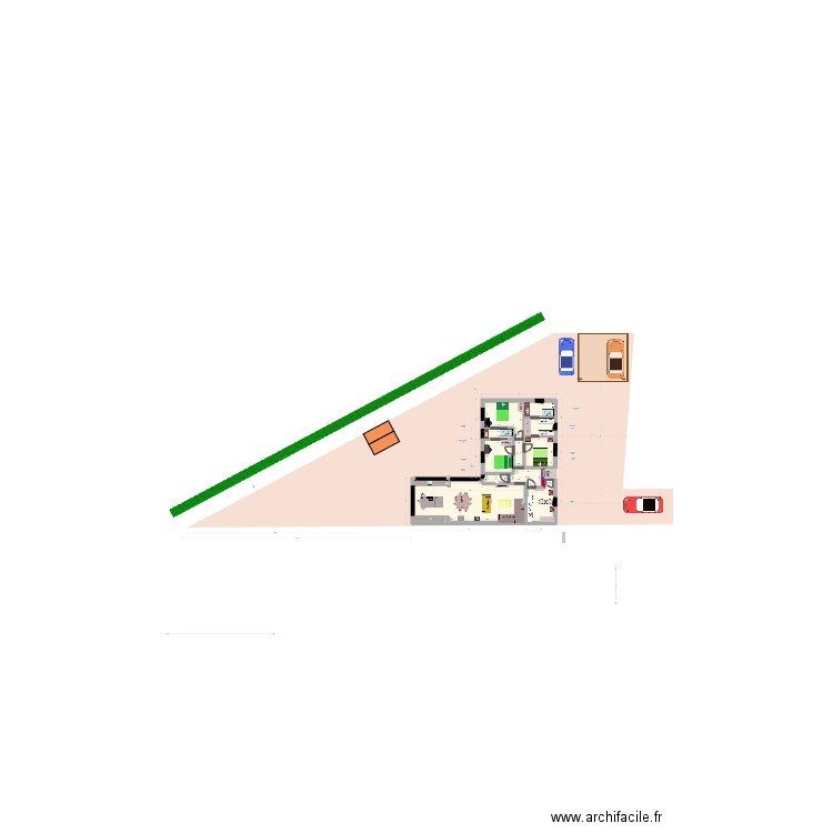 MAISON riom v8 sans garage 118 m². Plan de 11 pièces et 118 m2