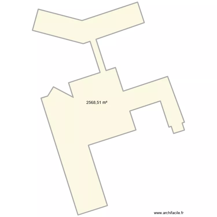 SYNERGY. Plan de 1  et 2569 m²