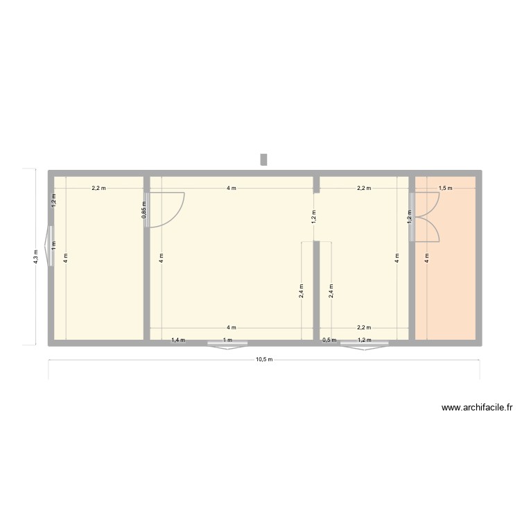 Appartement Nadia V1. Plan de 0 pièce et 0 m2