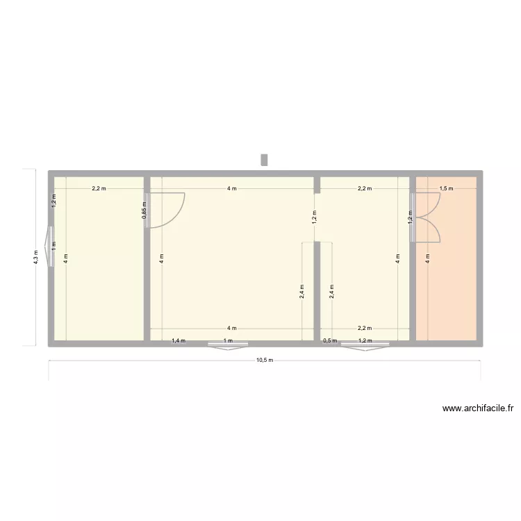 Appartement Nadia V1. Plan de Appartement Nadia V1. Plan de