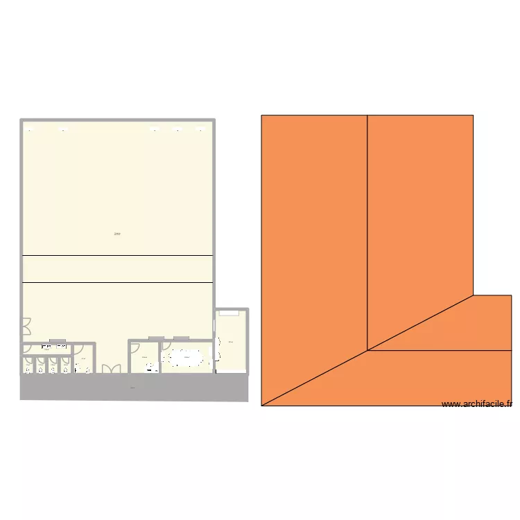 Tir à l'arc. Plan de 10 et 739 m² Tir à l'arc. Plan de 10 et 739 m²