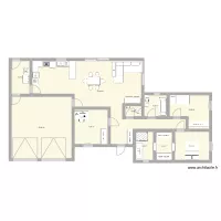 Plan 3 chambres + double garage V1