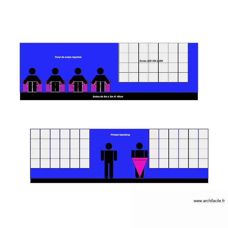 backdrop Mandarin. Plan de 