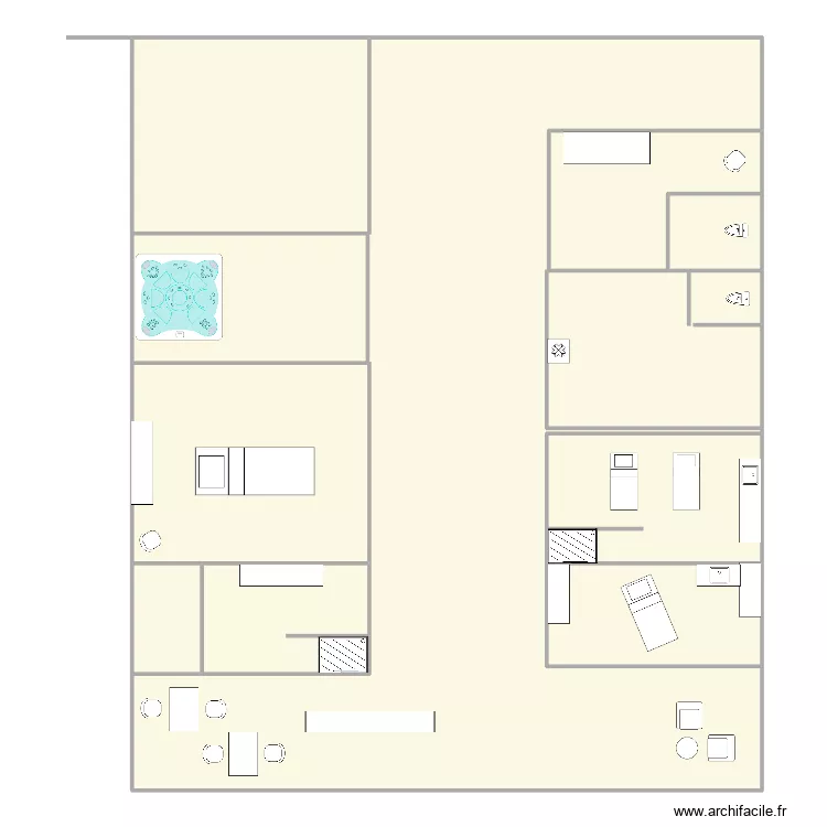 BELLE. Plan de 8  et 338 m²