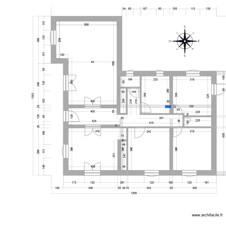 Maison achat mesures d'origines. Plan de 19 Pièces et 438 m²
