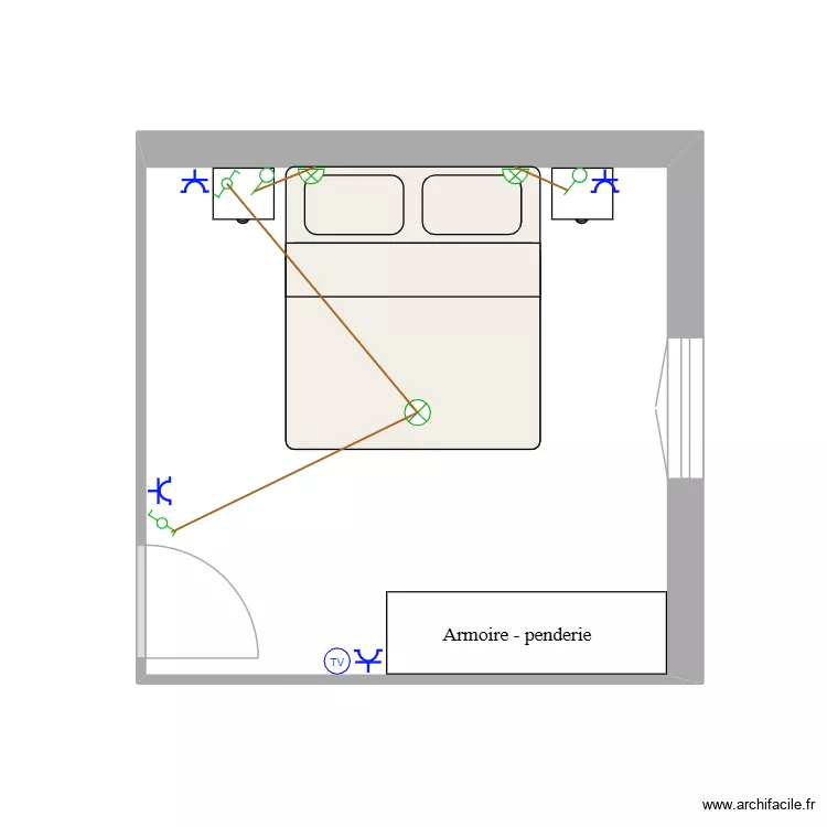 Activité3chambre. Plan de 1 Pièce et 13 m² Activité3chambre. Plan de 1 Pièce et 13 m²