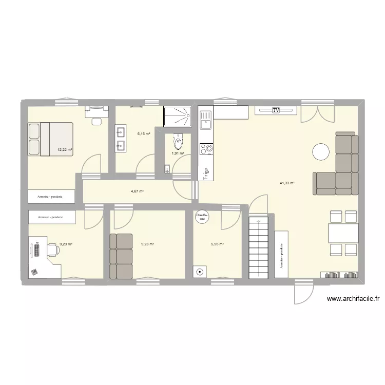 maison idée 1. Plan de 8 et 91 m² maison idée 1. Plan de 8 et 91 m²