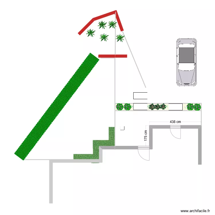 ext entree. Plan de ext entree. Plan de