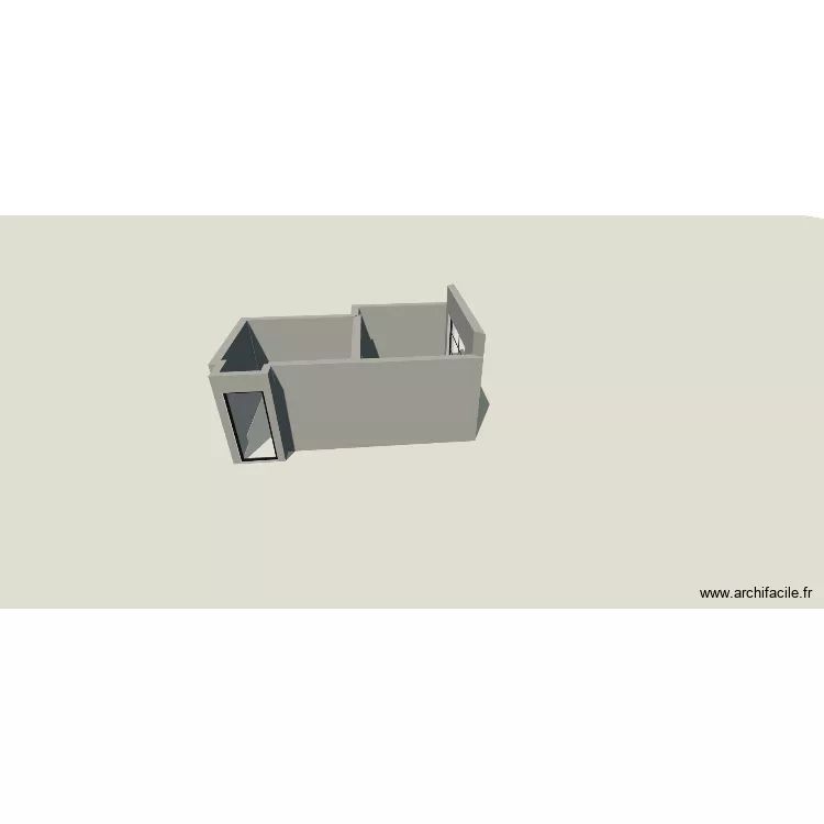 CABINET MEDICAL. Plan de 1  et 11 m²