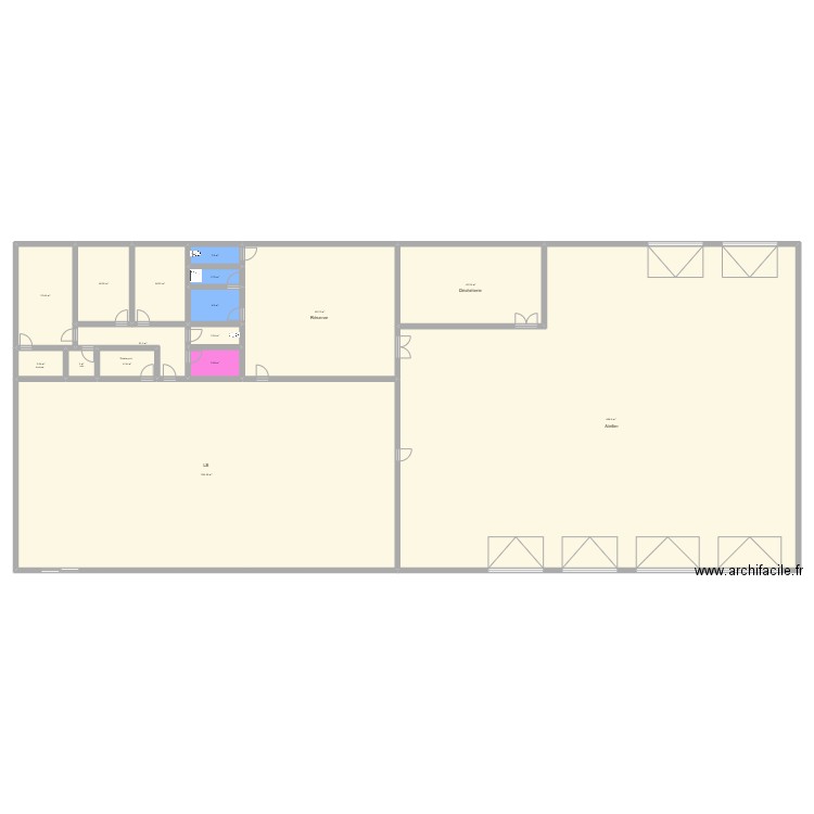camon V2. Plan de 16 pièces et 985 m2