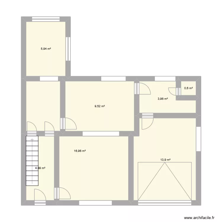 Plan Isaline RDC. Plan de 7 et 56 m² Plan Isaline RDC. Plan de 7 et 56 m²