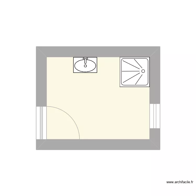 goulet MPA. Plan de 1  et 5 m²