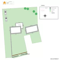 PLOUHINEC - PLAN DE MASSE jardin