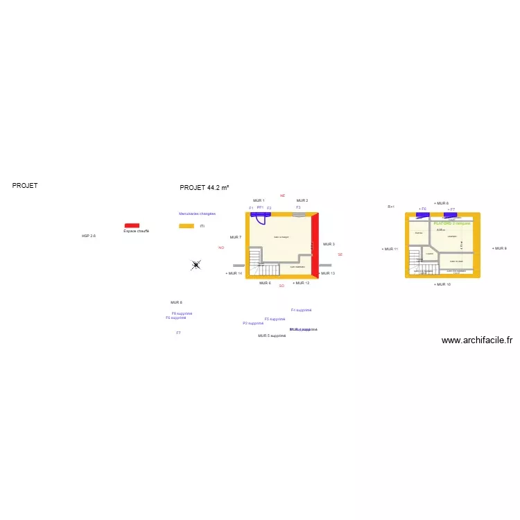LEMAITRE_ Projet. Plan de 12 Pièces et 49 m² LEMAITRE_ Projet. Plan de 12 Pièces et 49 m²