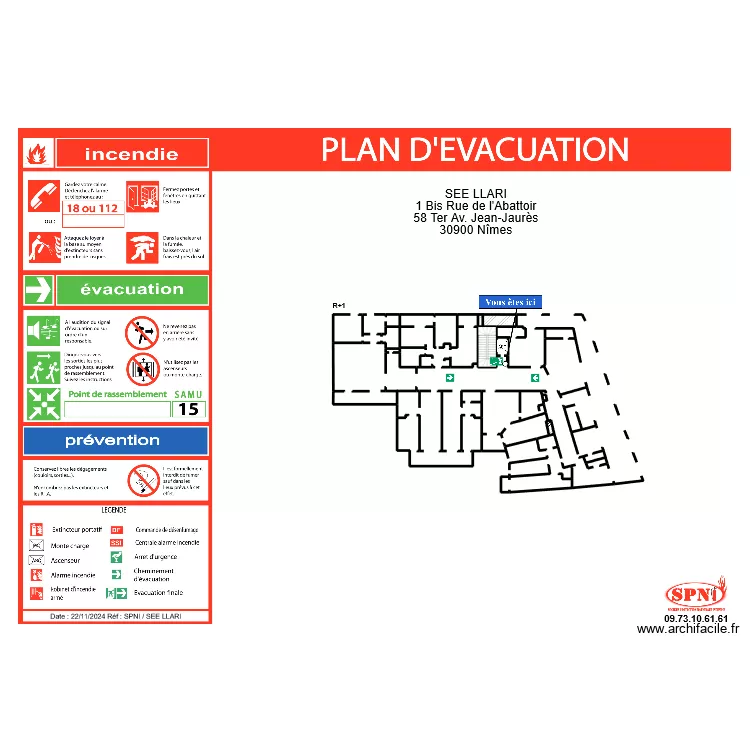 SEE LLARI R+1. Plan de SEE LLARI R+1. Plan de