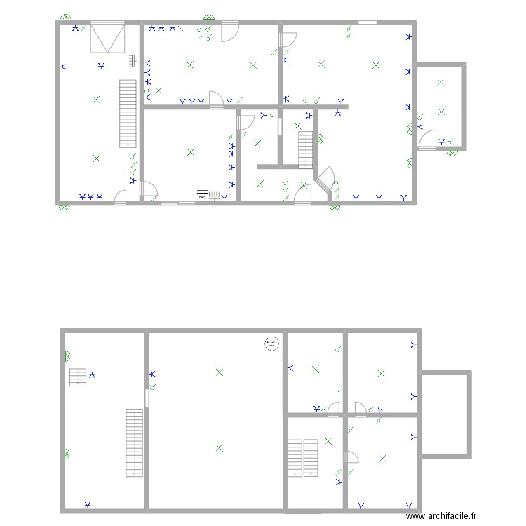 goubille. Plan de 12 pièces et 634 m2