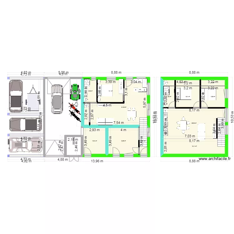 dépendance beaufort. Plan de 14 pièces et 153 m² dépendance beaufort. Plan de 14 pièces et 153 m²