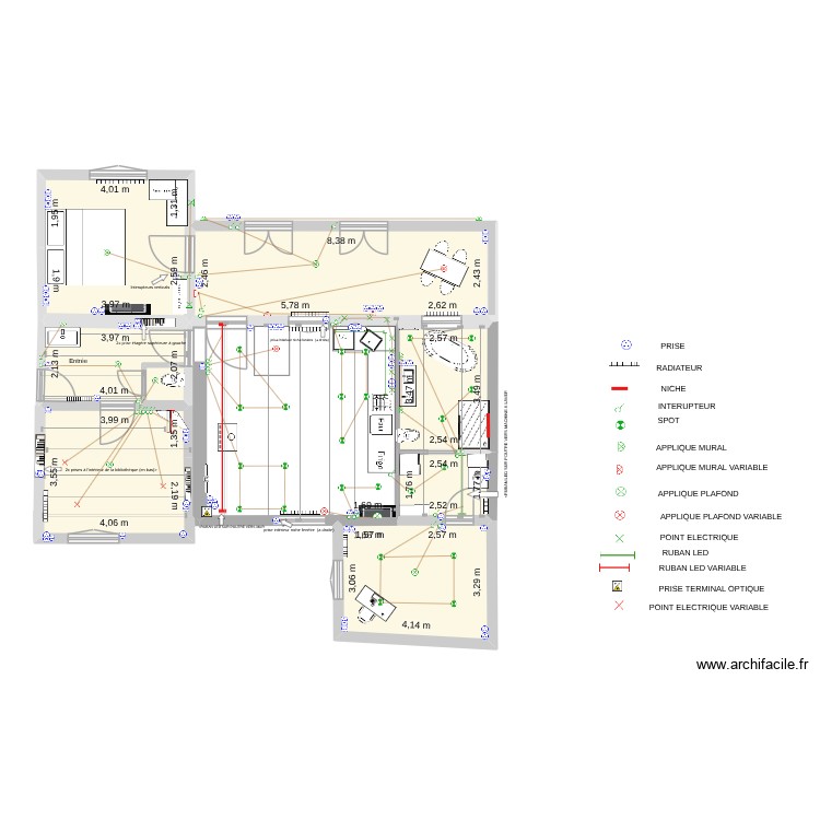 Plan Électrique Presbytère 18JAN2026. Plan de 0 pièce et 0 m2