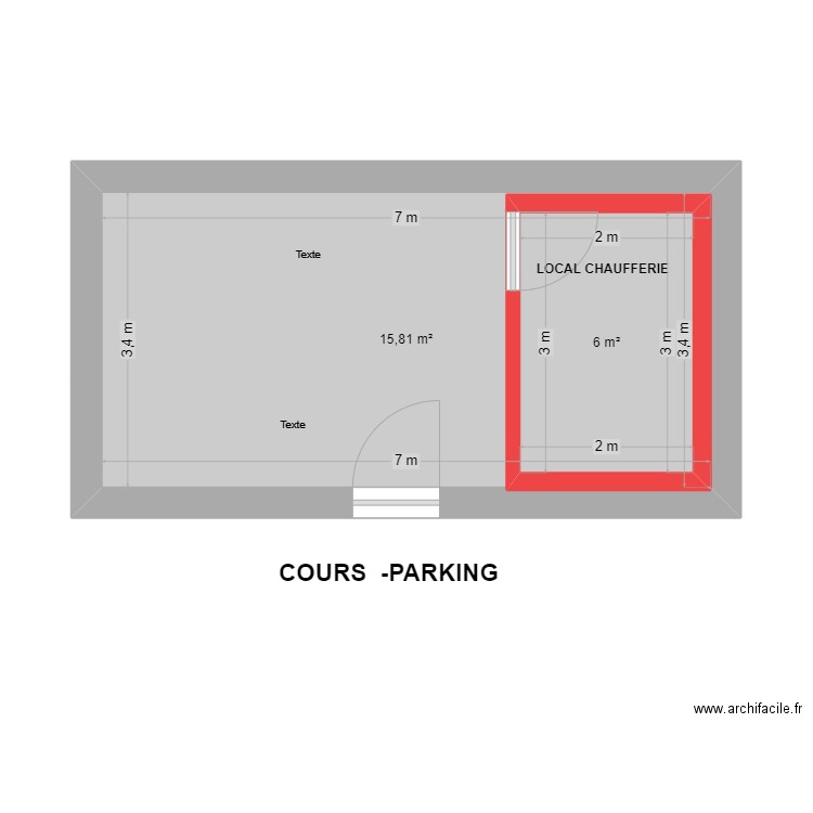 SCI LE POUZIN LOCAL GAZ. Plan de 0 pièce et 0 m2