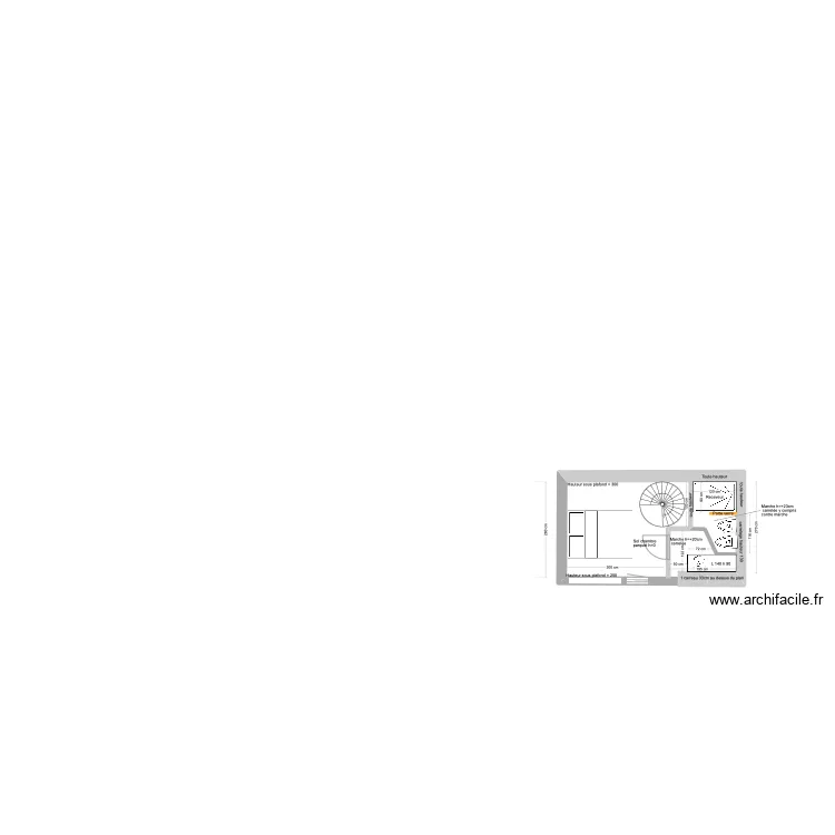 BSC sdb parentale carrelage. Plan de BSC sdb parentale carrelage. Plan de