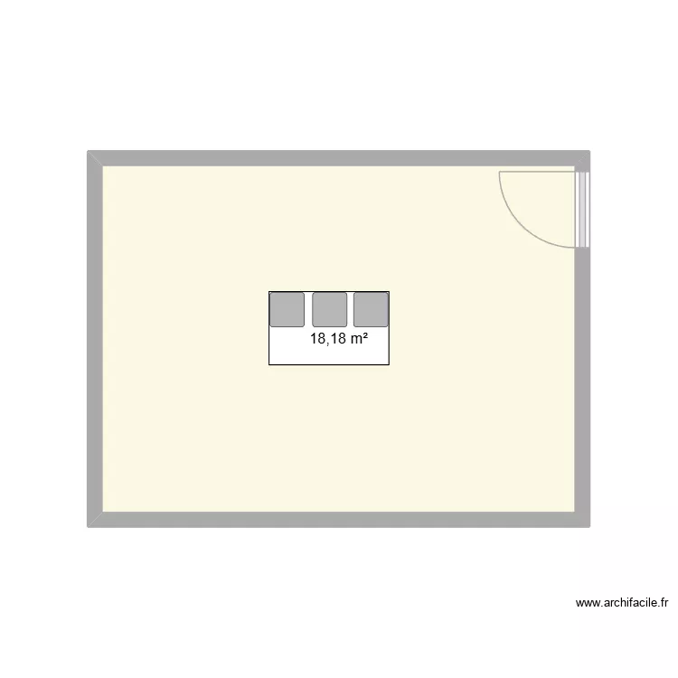 Salle r&eacute;ception L&eacute;a et Zacharie V2.0. Plan de 
