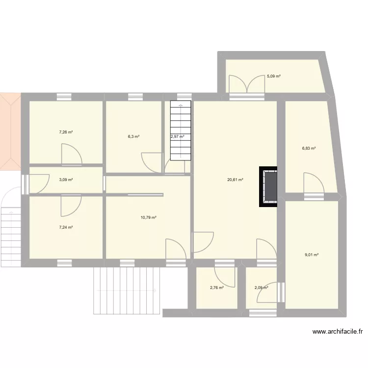 maison remigny. Plan de 24 Pièces et 226 m² maison remigny. Plan de 24 Pièces et 226 m²