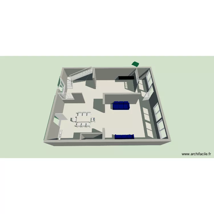base RDC. Plan de 1 Pièce et 121 m² base RDC. Plan de 1 Pièce et 121 m²