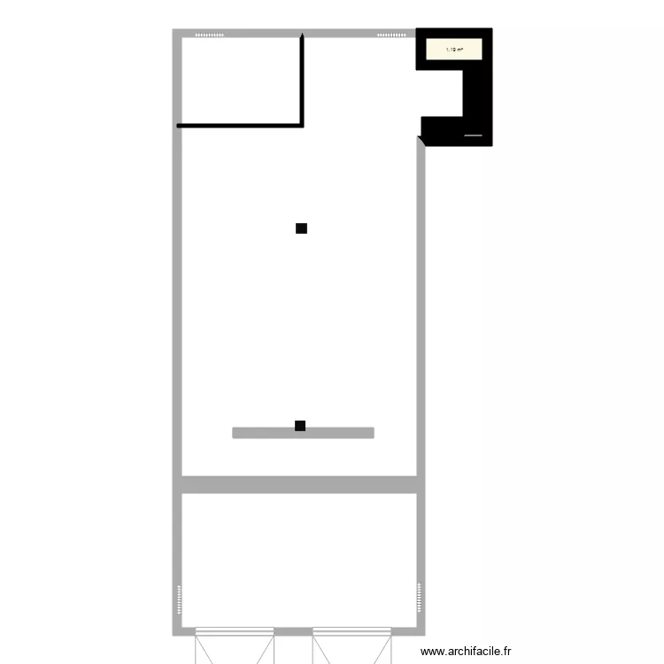 PHARM. Plan de 1  et 1 m²